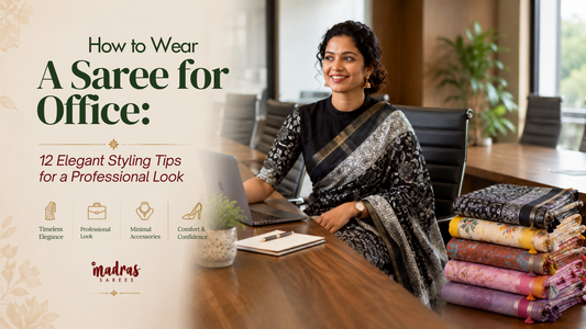 how to wear saree for office
