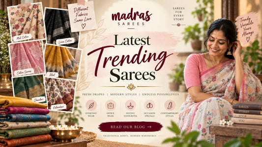 latest trending sarees