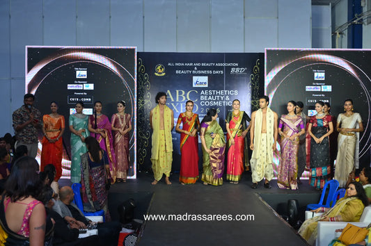 Madras Sarees Takes the Spotlight at Naturals Salon Fashion Show – ABC Expo 2026, Chennai