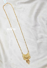 Premium 1 Gram Gold polish Trendy Pendant Long Chain