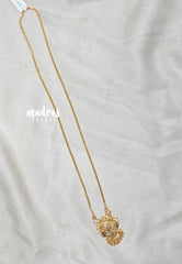 Premium 1 Gram Gold polish Trendy Pendant Long Chain