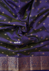 Violet - Raaga - Semi Tussar wtih full body 3D weaving