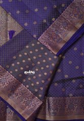 Violet - Raaga - Semi Tussar wtih full body 3D weaving
