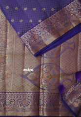 Violet - Raaga - Semi Tussar wtih full body 3D weaving