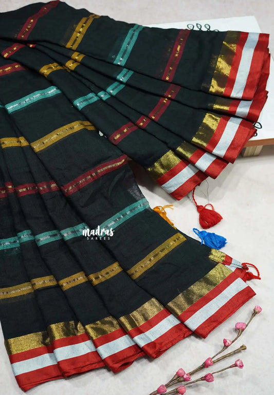 Black - Soft Mul cotton candy pop multicolor (no blouse)