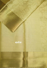 Nita Ambani inspired Antique Golden Soft Tissue silk saree