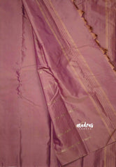 Arani semi soft silk saree Borderless Pastel Mettalic shades