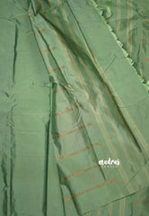 Arani semi soft silk saree Borderless Pastel Mettalic shades