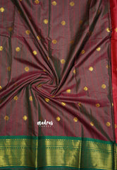 Dual shade Red - Sico Gadwal semi silk
