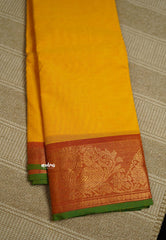 Classic kanchi cotton Mango yellow