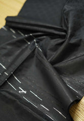 khadi silk thread Black