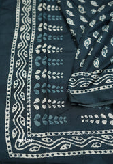 Malgudi printed silk