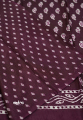 Malgudi printed silk