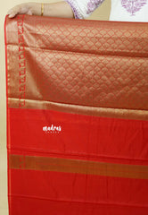 Classic Red - Durga - Banarasi katan silk full weaving body