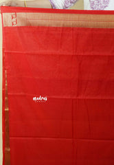 Classic Red - Durga - Banarasi katan silk full weaving body