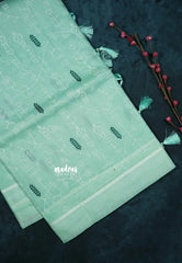 Design 2 - Pastel shades Haasini - Bamboo cotton silk with warli embroidery