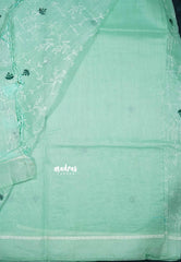 Design 3 - Pastel shades Haasini - Bamboo cotton silk with warli embroidery