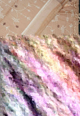Design 1 - Pastel shades Haasini - Bamboo cotton silk with warli embroidery
