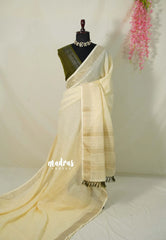 Soft Sandal Beige - Premium Jute Silk with sequence work body - Perfect for Night Functions | Tea party
