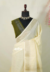 Soft Sandal Beige - Premium Jute Silk with sequence work body - Perfect for Night Functions | Tea party