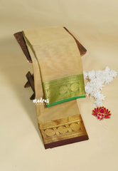 Sandal - Karthigai silk cotton rudraksham Ganga jamuna border