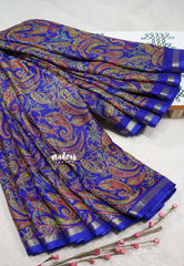 MS Blue - Ananya - Soft Mangalore silk