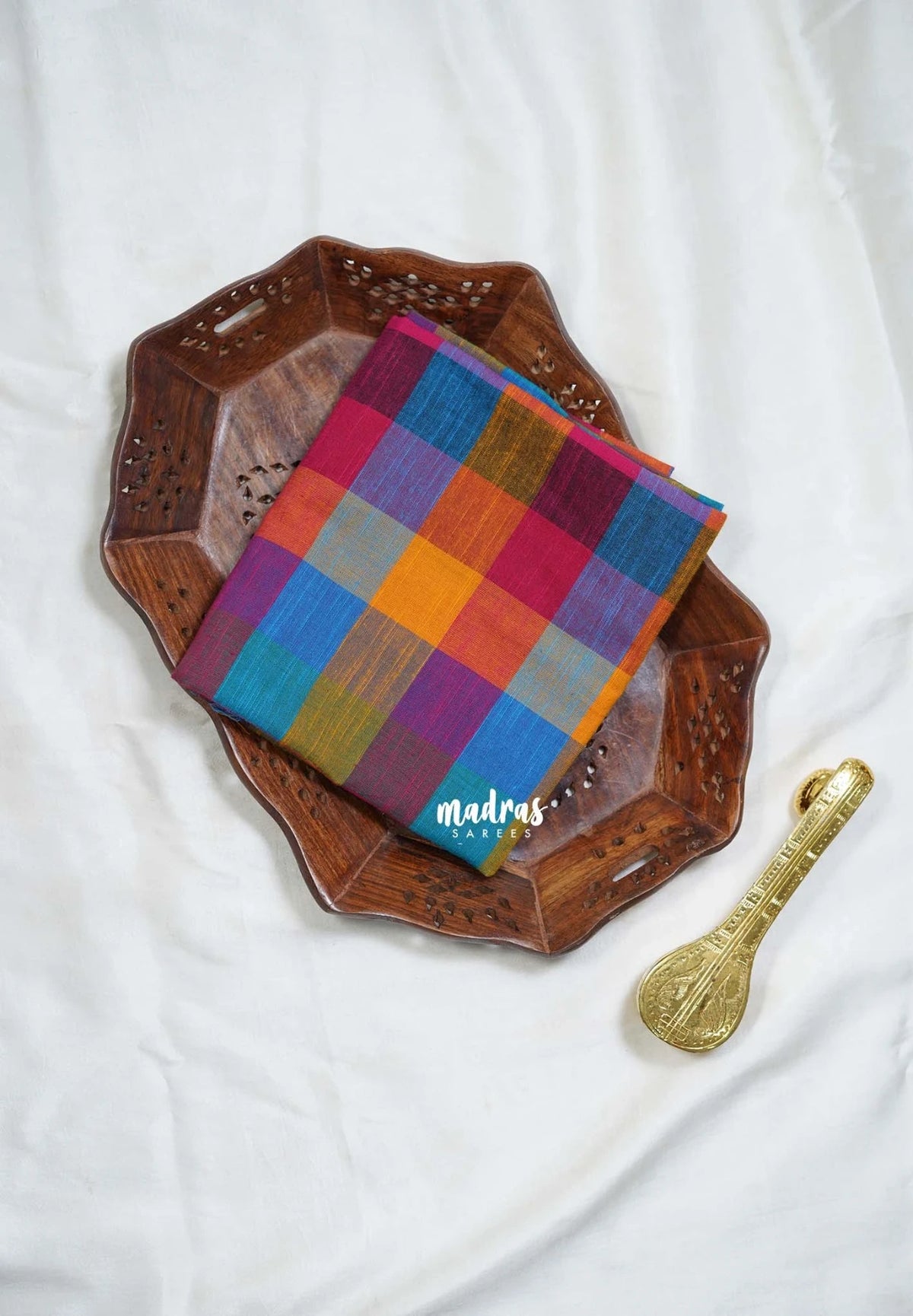 Multicolor-D1 - Madras Checks Pure Cotton Blouse Fabric Height |  Soft Breathable Cotton Best for Frocks/Dresses/Anarkali/shirts/Kurtis