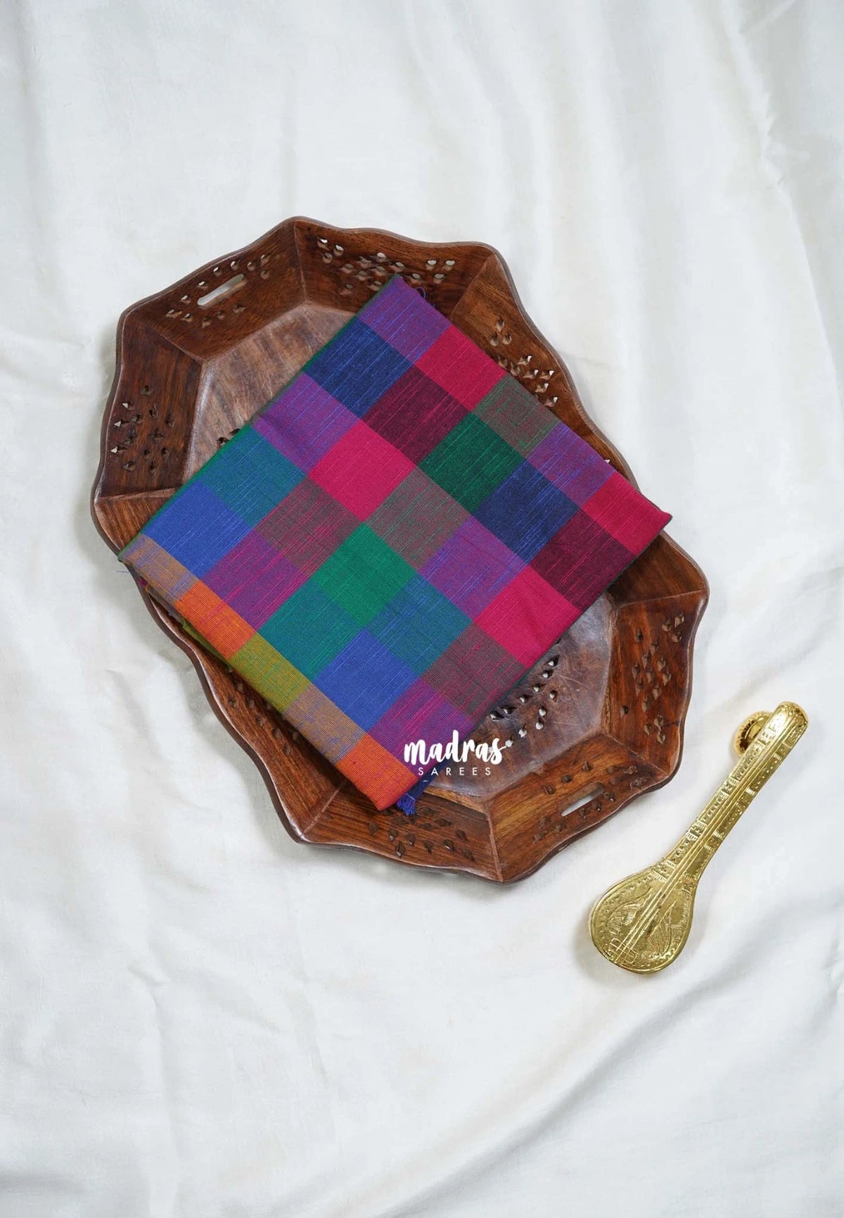 Multicolor-D2 - Madras Checks Pure Cotton Blouse Fabric Height |  Soft Breathable Cotton Best for Frocks/Dresses/Anarkali/shirts/Kurtis