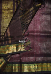 Soft Lotus Pink - Meenakshi - Light Weight Pure Silk Cotton Saree Plain with Mango Border Contrast Pallu and Blouse - Perfect for Wedding Functions