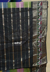 Multicolor - Meenakari printed silk multi color with patola pallu
