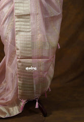(PRE-BOOKING) Pastel Pink - Premium Jute Silk with sequence work body - Perfect for Night Functions