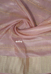 (PRE-BOOKING) Pastel Pink - Premium Jute Silk with sequence work body - Perfect for Night Functions