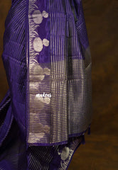 Royal Purple - Raaga Premium Semi tussar with Vaira Oosi Weaving Body -  Perfect for Festive Wear