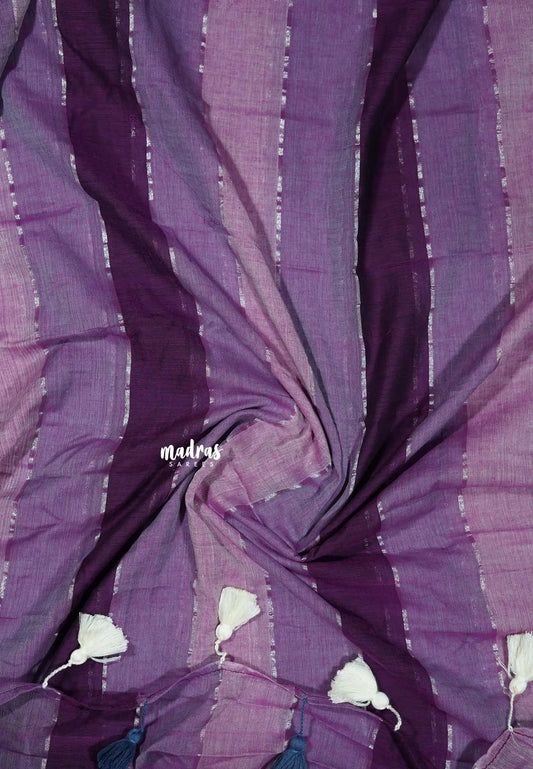 Purple shade - Soft Mul cotton candy pop multicolor (no blouse)