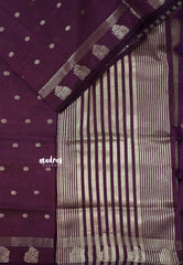 Winered - Raaga - Lightweight Semi tussar saree with buttas and small border