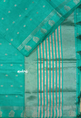 Aqua Muse - Raaga - Lightweight Semi tussar saree with buttas and small border