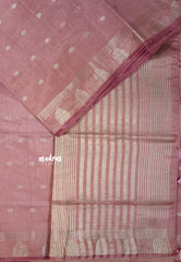 Blush Copper - Raaga - Lightweight Semi tussar saree with buttas and small border