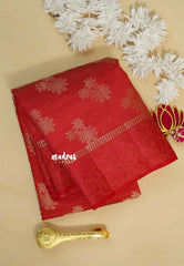 Dual Shade Red - Raaga - Semi tussar with full weaving body
