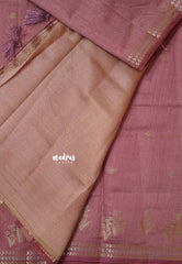 Rosewood - Raaga - Lightweight Semi tussar saree with small floral border with buttas