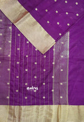 Magenta Purple - Semi Organza silk