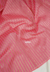 Soft Pink - Soft Banarasi Tissue Silk Saree - Perfect for Night Functions