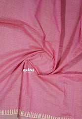 Dusty pink - Gradient Hand-Painted South Cotton Saree with raw silk blouse - Vtv Trisha inspired