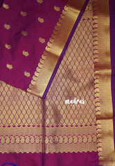 Beet Pink - Sowbhagya Gift silk – Soft Silk Elegance Saree Mango Border and Weaving Buttas with Rich Pallu - Perfect for Festive Celebration