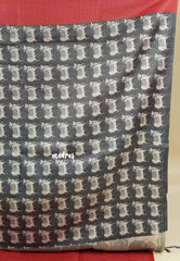 Classic red - Sundari – Premium Kota Tussar Silk Saree with Pichwai Cow Printed pallu and blouse