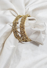 Temple Design Lakshmi Bridal Bangles (Size 2.6)