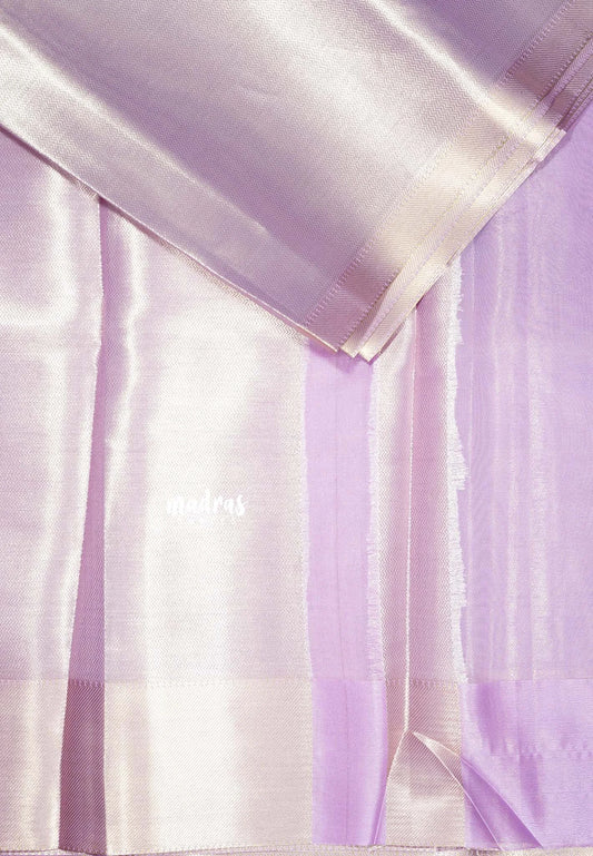 Dreamy Rose Lavender - Thendral - Kanchi tissue silk Saree