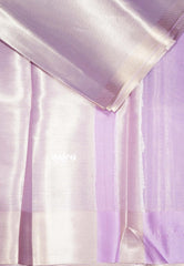 Dreamy Rose Lavender - Thendral - Kanchi tissue silk Saree