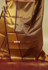 Majestic Maroon - Thendral - Kanchi semi silk with full weaving