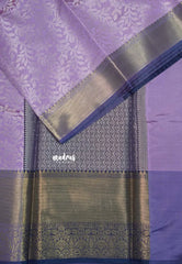 Lavender - Thendral - Kanchi semi silk with thread weaving body with zari border - Perfect for Wedding Functions
