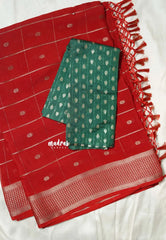 Red - Avantika - Semi Mysore silk - Ghilli Trisha saree inspired
